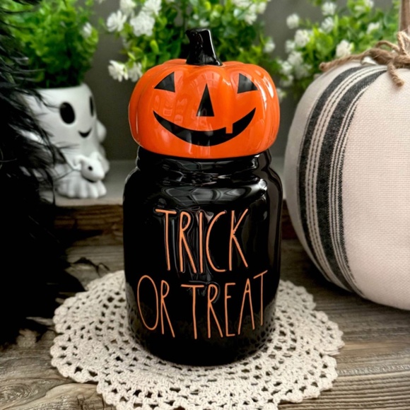 Rae Dunn Trick Or Treat Mini Canister - Picture 1 of 1